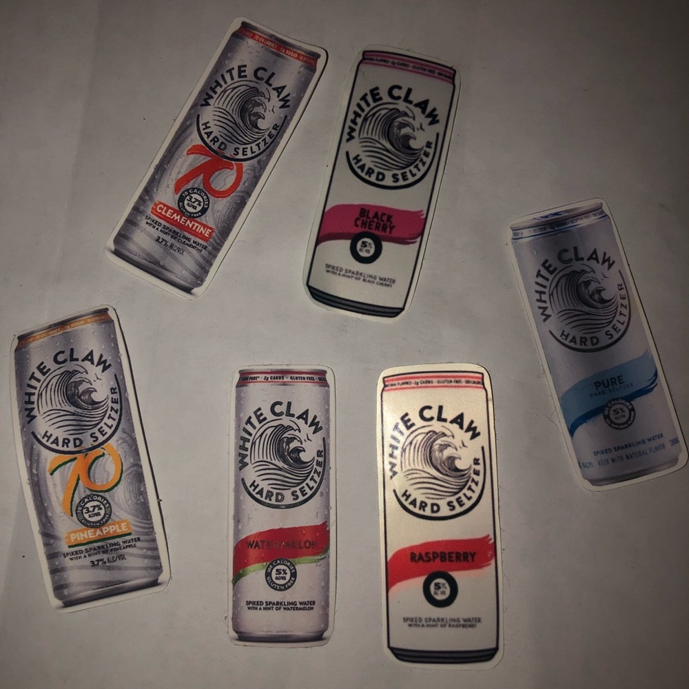 White Claw Stickers